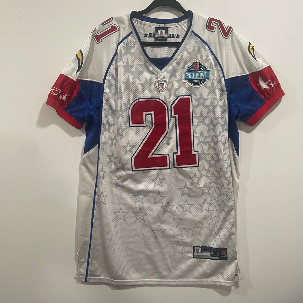 Reebok LaDainian Tomlinson NFL 2008 Pro Bowl Authentic Jersey Mens 50 Chargers